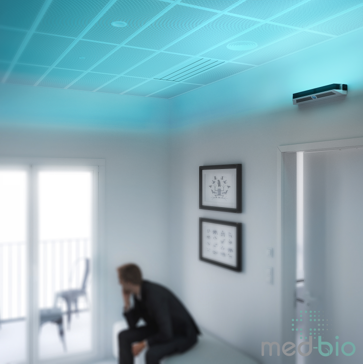 Екранований опромінювач з жалюзі BactoSfera Ekran Jalousie 15 Fan